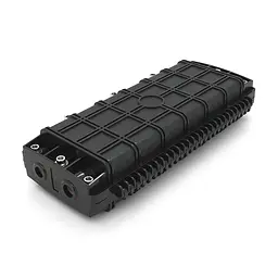 Муфта оптична Merlion ML-OP-F008-96C, герметична, 4 введення, до 4-х касет, до 24 зварок, матеріал PC - мініатюра 2