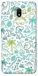 TPU чохол Demsky Dino pattern для Xiaomi Redmi 8a