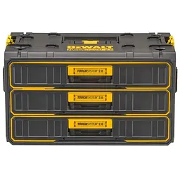 Ящик DeWalt TOUGHSYSTEM 2.0 модуль на 3 ящики (DWST08330-1)