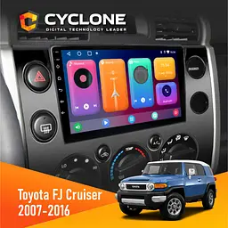 Штатна магнітола Toyota FJ Cruiser 2007-2016 Cyclone C9-001 2x32 CPL Cyclone (НФ-00004529)