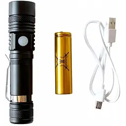 Акумуляторний ліхтар BL-518-T6 Zoom світлодіодний ручний 18650 - мініатюра 8
