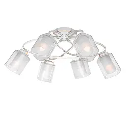 Люстра стельова Brille в спальню E14 40W WH (LK-633C/6) - мініатюра 2