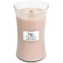Свічка Woodwick Vanilla Sea Salt Large Ваніль та морська сіль 609 г (93191E) - мініатюра 2