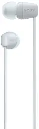 Навушники Sony WI-C100 In-ear IPX4 Wireless Білий (WIC100W.CE7) - мініатюра 2