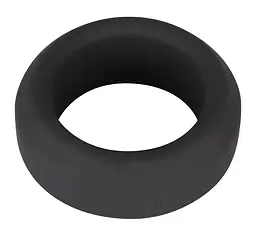 Ерекційне кільце Black Velvets Cock Ring 2.6 см чорний - мініатюра 4