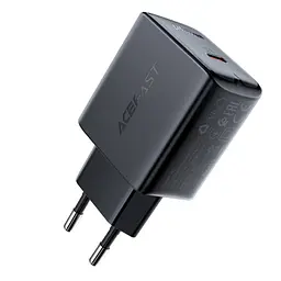 Мережевий зарядний пристрій Acefast A1 Type-C PD 20W чорний