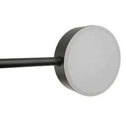 Люстра стельова Brille в спальню LED 42W WW+NW+CW BK (BR-01 634C/6) - мініатюра 3