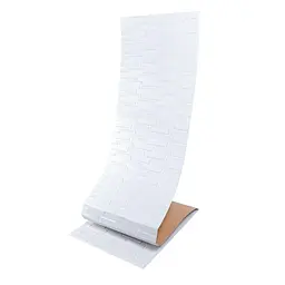 Самоклеюча 3D панель Sticker Wall 19600х700х5мм Біла Кладка SW-00001335