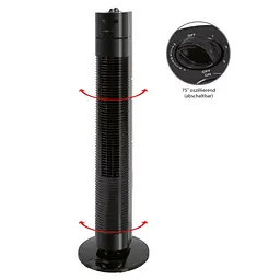 Вентилятор Clatronic TVL 3770 black (баштовий) - мініатюра 7