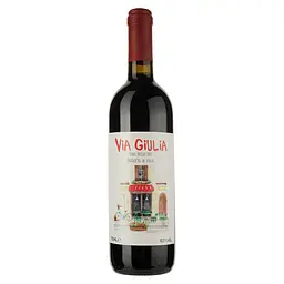 Вино Via Giulia Rosso Dry, красное, сухое, 0.75 л