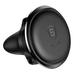 Автотримач магнітний Baseus Magnetic Air Vent OS with cable clip (C40141201113-00) Black - мініатюра 3
