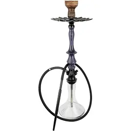 Кальян KARMA HOOKAH 3.2 Blue (Craft Clear) - мініатюра 2