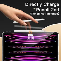 Чохол JETech для iPad Pro 12,9-дюймовий 2022/2021 (6-го/5-го покоління), м'який прозорий тонкий протиударний чохол для планшета TP - мініатюра 6
