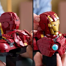 Конструктор LEGO Super Heroes Marvel Бюст Залізної Людини MK4, 436 деталей (76327) - мініатюра 11