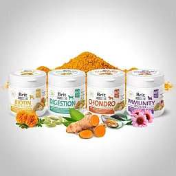 Вітаміни для собак Brit Vitamins Biotin Skin & Coat Care для шкіри та шерсті 60 таблеток - мініатюра 8