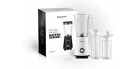 Портативний блендер 3 в 1 Mozano Nutri Sport 450Вт Білий 3 ємності в комплекті