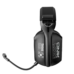 Бездротові ігрові навушники Onikuma GT808 геймерська Bluetooth гарнітура з мікрофоном та RGB Black (19118) - мініатюра 4