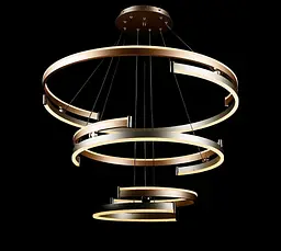 Люстра стельова LED Splendid Ray L8503/800+600+400/3, 6 ламп, 50-150 см, діаметр 80 см, сучасний стиль для дому - мініатюра 3