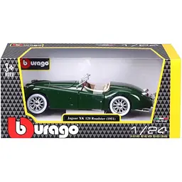 Автомодель Bburago Jaguar XK 120 1951 1:24 Green (18-22018) [119084] - мініатюра 9