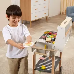 Ігровий набір Viga Toys Дитячий гриль Барбекю з продуктами (44656) - мініатюра 3