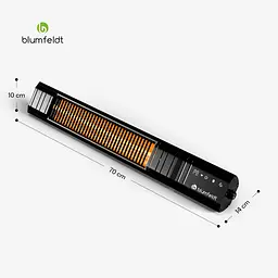 Інфрачервоний обігрівач Blumfeldt Gold Bar Slim (10046346) - мініатюра 5