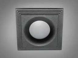 Лаконічний, стильний точковий світильник серія "Аluminium", чорний - мініатюра 2