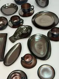 Салатник Olens Копер 101-0439 18х7.5 см 1150 мл коричневий - мініатюра 2