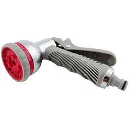 Пістолет для поливу Intertool 8 функцій ХРОМ GE-0004