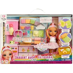 Ігровий набір із лялькою серії Littles Кондитерська Кенді Rainbow High 522058
