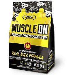 Гейнер Muscle ON, 1 кг Полуниця Real Pharm fit0025660