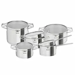 Набір посуду Nordica, 10пр., нержавіюча сталь, скло Tefal kuh0014751 - мініатюра 2