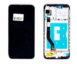 Дисплей Huawei Y7 2019/Y7 Prime 2019 (DUB-LX3/DUB-L23/DUB-LX1) чорний + рамка