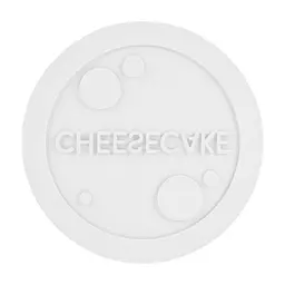 Кондитерський килимок Silikomart для декорування Чізкейк d 180 мм, h 1,5 мм (CHEESECAKE DECOR)