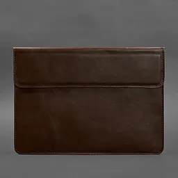 Шкіряний чохол-конверт BlankNote на магнітах для MacBook 14 Бордовий - мініатюра 4