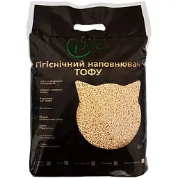 Гігієнічний наповнювач Тофу Pet Cat класичний без аромату 6 л