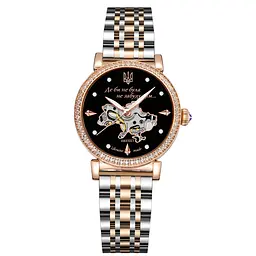 Жіночий наручний годинник 047 Де б не була Silver-Gold-Black Awarder acs0031802