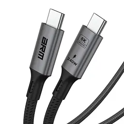 Кабель ArmorStandart USB 4.0 USB-C - USB-C 240W 8K 60hz 40Gbps 1m Black (ARM81921) - мініатюра 4