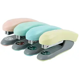 Степлер канцелярський Axent Welle-2 Pastelini №24/6 пластиковий 20 аркушів, неом'ятний (4820-09-A) - мініатюра 4