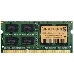 Модуль пам'яті для ноутбука SoDIMM DDR3 8GB 1333 MHz INTELIGENTES (IS3ABA1/8)