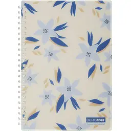 Зошит для записів Buromax Myosotis Arabeski А5 80 аркушів маренго (BM.2587-53)