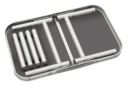 Стіл Bo-Camp 56x34 cm Grey (1404394) (DAS303274) - мініатюра 3