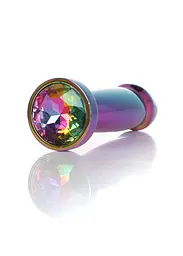 Анальна пробка - Jewellery Multicolour Penis Plug Clear S - мініатюра 4