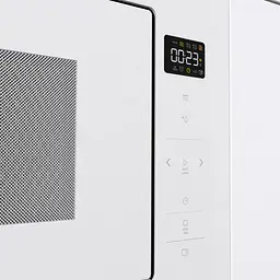 Мікрохвильова піч Gorenje вбудовувана 25л 900Вт гриль дисплей приготування на кількох рівнях білий - мініатюра 6