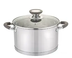 Каструля GT-1103-20 LEVEL з силіконовими ручками 20 см 3.6 л GUSTO