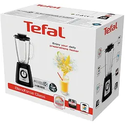 Блендер стаціонарний Tefal Blendforce 800 Вт чаша 1750 мл скло чорний (BL435831) - мініатюра 6