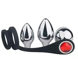 Анальна пробка Toyz4lovers Pleasure Bully (сріблястий)