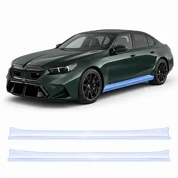Антигравійна захисна бронеплівка за лекалами для BMW M5 G90 2024- нижня зона кузова та пороги