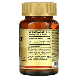 Хелатне Залізо Chelated Iron 25 мг - 100 таблеток - мініатюра 2