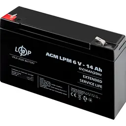 Акумулятор LogicPower AGM 6V (6V/14Ah/84Wh) (4160) [109171] - мініатюра 3