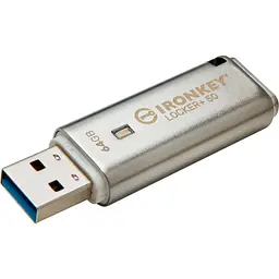 USB флеш-накопичувач Kingston IronKey Locker Plus 50 64GB USB-A 3.2 Gen 1 Silver [IKLP50/64GB] [101528] - мініатюра 4